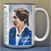 Catherine Stebbins, Women's Suffrage biographical history mug.