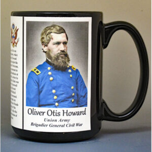Oliver Howard, Civil War Union Army history mug.