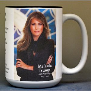 Melania Trump, 45th First Lady history mug.
