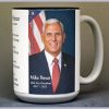 Mike Pence, 48th US Vice President history mug.