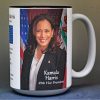Kamala Harris, 49th US Vice President history mug.