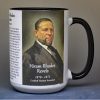 Hiram Rhodes Revels, US Senator biographical history mug.