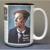 Buster Keaton, motion picture actor biographical history mug.
