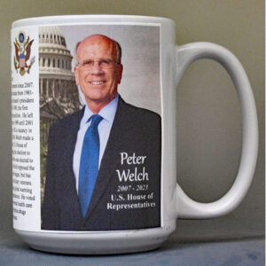 Peter Welch, US House of Representatives biographical history mug.