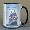 Isaac Allerton, Mayflower passenger biographical history mug.