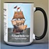 Richard Britteridge, Mayflower passenger biographical history mug.