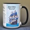 James Chilton, Mayflower passenger biographical history mug.