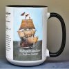 Richard Gardiner, Mayflower passenger biographical history mug.