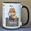 Stephen Hopkins, Mayflower passenger biographical history mug.