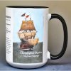 Christopher Martin, Mayflower passenger biographical history mug.