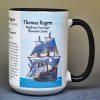 Thomas Rogers, Mayflower passenger biographical history mug.