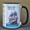 Edward Tilley, Mayflower passenger biographical history mug.