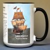 John Allerton, Mayflower passenger biographical history mug.