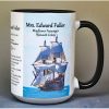 Mrs. Edward Fuller, Mayflower passenger biographical history mug.