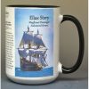 Elias Story, Mayflower passenger biographical history mug.