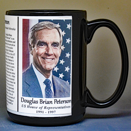 Pete Peterson, US House of Representatives biographical history mug. 
