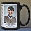 Eddie Rickenbacker, Word War I fighter ace, biographical history mug.