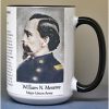 William N. Meserve, Union Major, US Civil War biographical history mug.