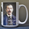 Arthur Conan Doyle, British Author biographical history mug.