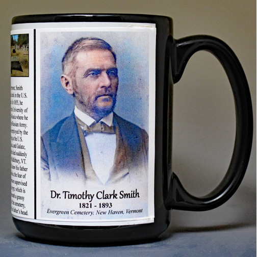 Timothy Clark Smith, Vermont doctor biographical history mug.