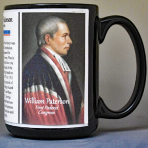 William Paterson, First Federal Congress biographical history mug.