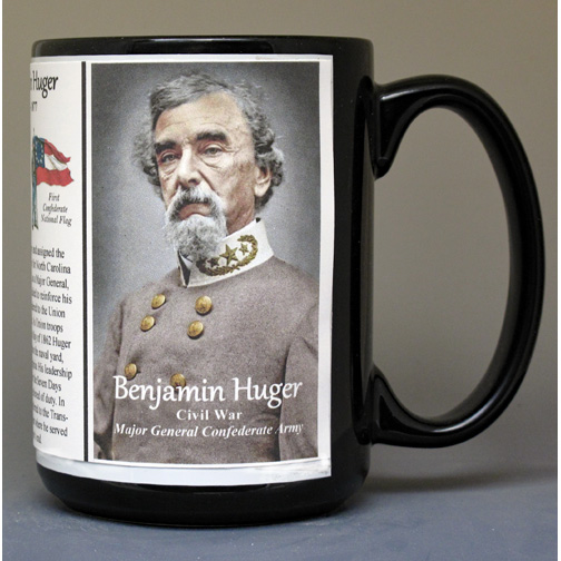 Benjamin Huger, Confederate Army biographical history mug.