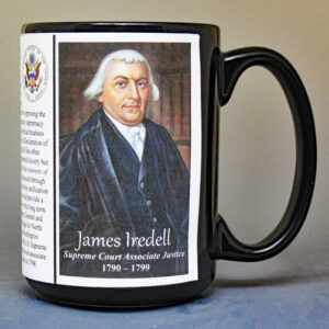 James Iredell, US Supreme Court Associate Justice biographical history mug.