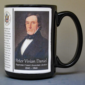 Peter V. Daniel, US Supreme Court Associate Justice biographical history mug.