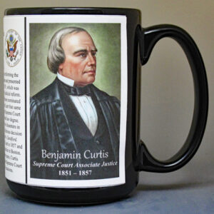 Benjamin R. Curtis, US Supreme Court Associate Justice biographical history mug.