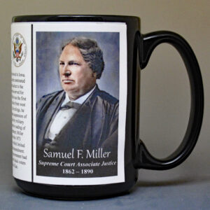 Samuel Freeman Miller, US Supreme Court Associate Justice biographical history mug.