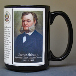George Shiras Jr, US Supreme Court Associate Justice biographical history mug.