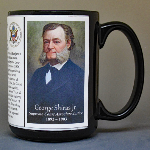George Shiras Jr., US Supreme Court Justice biographical history mug. 