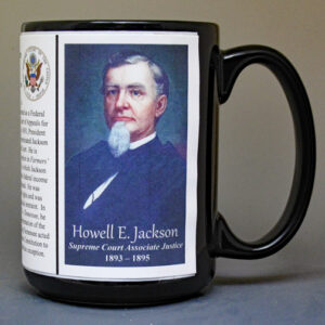 Howell Edmunds Jackson, US Supreme Court Associate Justice biographical history mug.