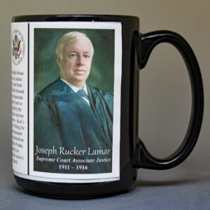 Joseph Rucker Lamar, US Supreme Court Associate Justice biographical history mug.
