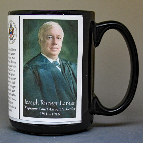 William Rucker Lamar, US Supreme Court Justice biographical history mug. 