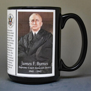 James Francis Byrnes, US Supreme Court Associate Justice biographical history mug.