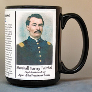 Marshall Twitchell, Civil War history mug.